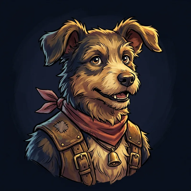 Mutt the Adventurer, the kid's avatar in RAILE Learn